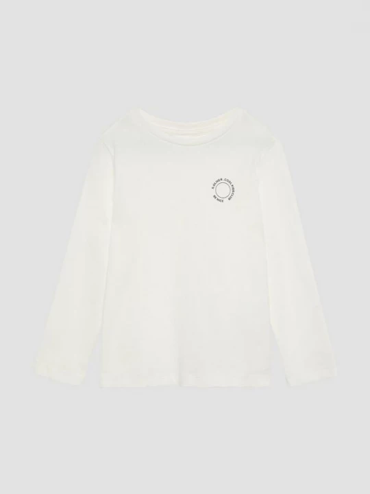 Foto van product Uniseks katoenen top met lange mouwen en een klein printdetail s.Oliver