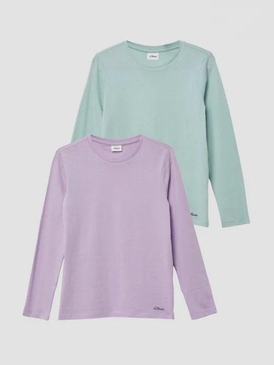 Foto van product Uniseks longsleeves van katoen met dubbele achterkant s.Oliver