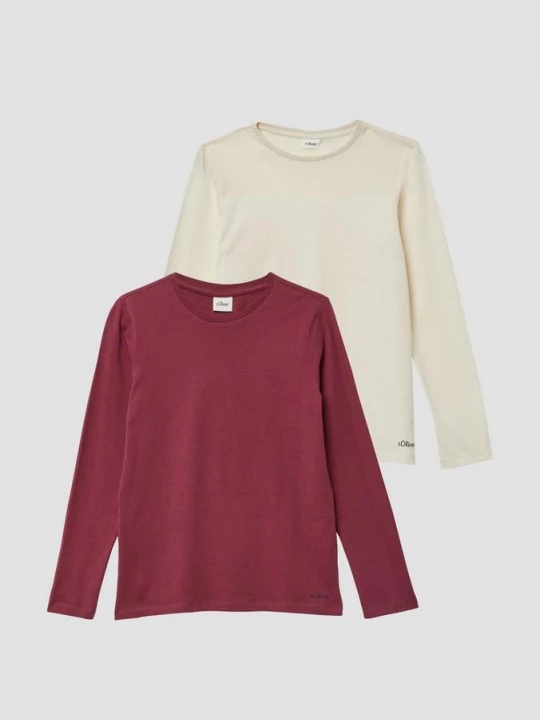 Foto van product Uniseks longsleeves van katoen met dubbele achterkant s.Oliver