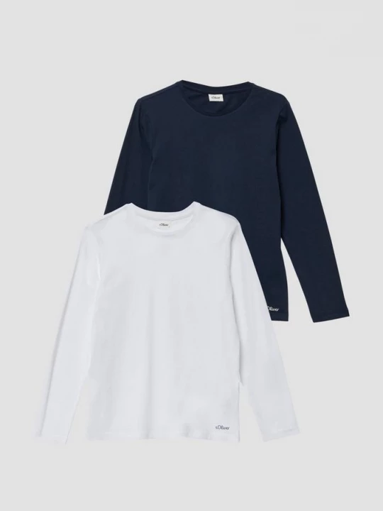 Foto van product Uniseks longsleeves van katoen met dubbele achterkant s.Oliver