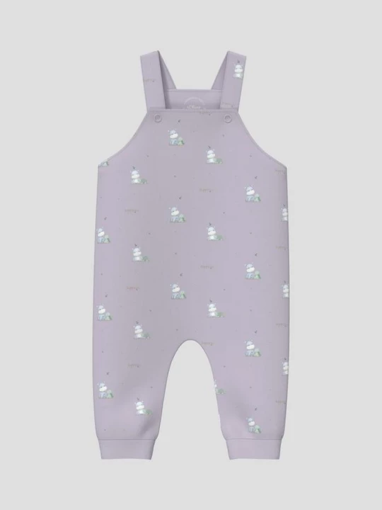 Foto van product Uniseks salopette met all-over print in lichtgewicht sweatstof s.Oliver