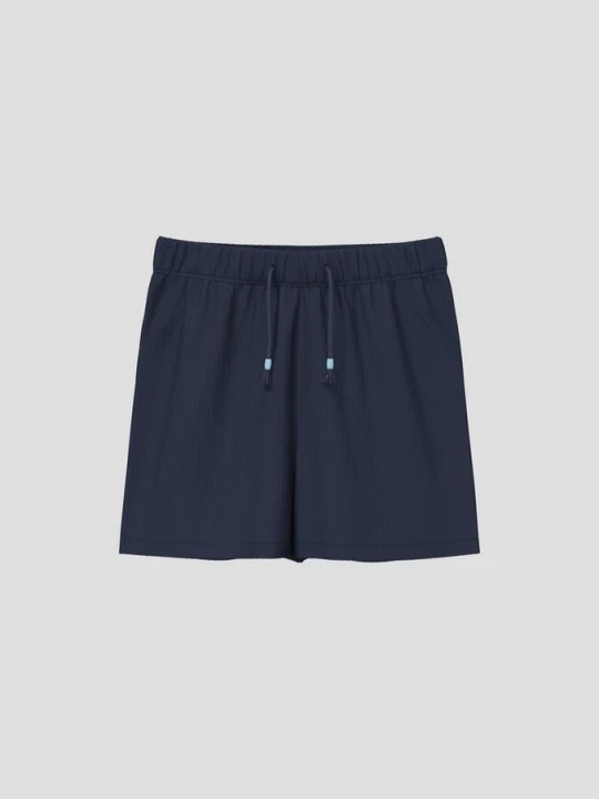 Foto van product Uniseks shorts van katoenen ribstof s.Oliver blauw