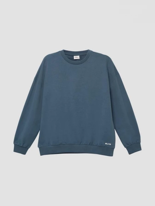 Foto van product Uniseks sweatshirt in oversized shape s.Oliver blauw