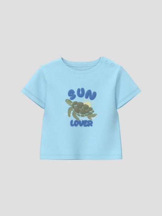 Foto van product Uniseks T-shirt met print en applicatie s.Oliver