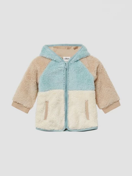 Foto van product Unisex jas van teddy-pluche met jersey voering s.Oliver