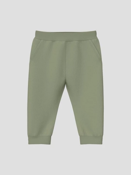 Foto van product Unisex joggingbroek met elastische tailleband s.Oliver olijfgroen