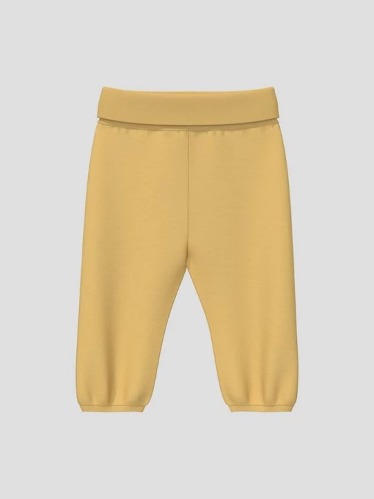 Foto van product Unisex joggingbroek met omgeslagen tailleband s.Oliver geel