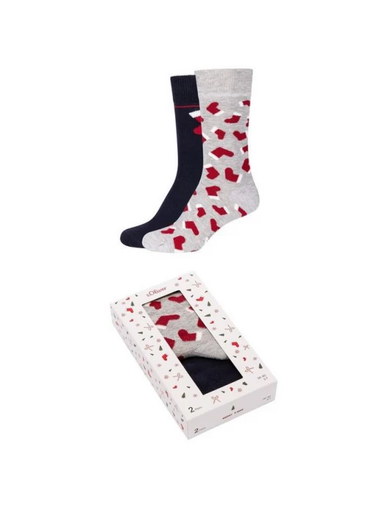 Foto van product Unisex kerstsokken in een 2-pack s.Oliver