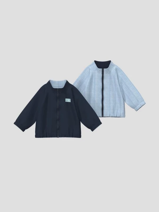 Foto van product Unisex omkeerbaar jack met katoenen voering s.Oliver blauw