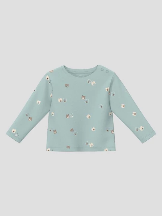 Foto van product Unisex shirt met lange mouwen en all-over print s.Oliver
