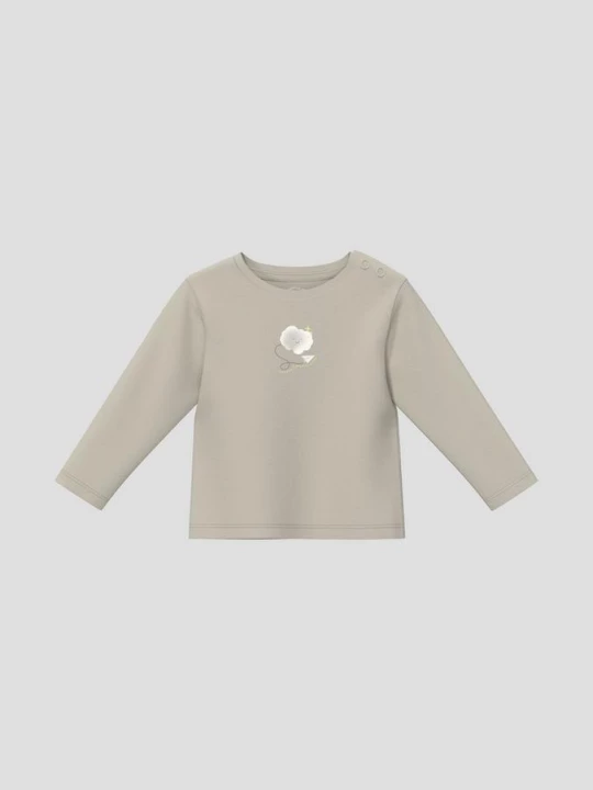 Foto van product Unisex shirt met lange mouwen en print op de voorkant s.Oliver olijfgroen