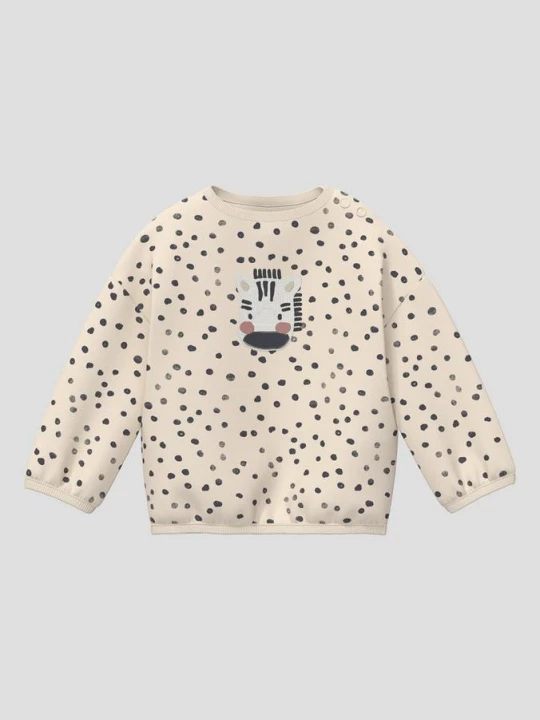 Foto van product Unisex-sweatshirt met applicatie in losse pasvorm s.Oliver beżowy