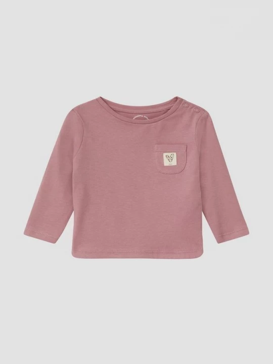 Foto van product Unisex T-shirt met borstzak en labelopdruk s.Oliver roze