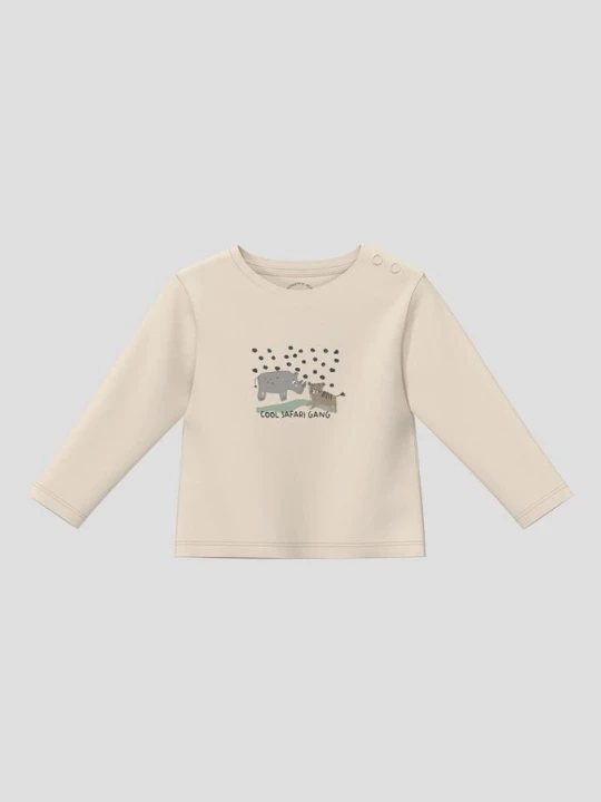 Foto van product Unisex T-shirt met opdruk s.Oliver beżowy