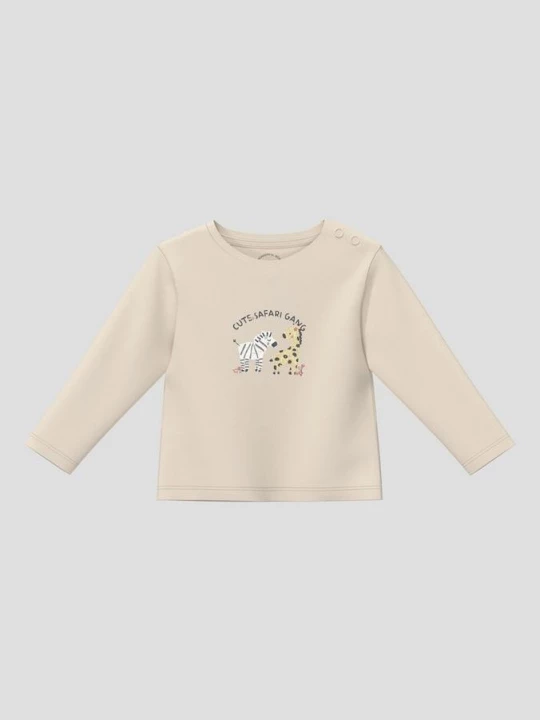 Foto van product Unisex T-shirt met opdruk s.Oliver beżowy