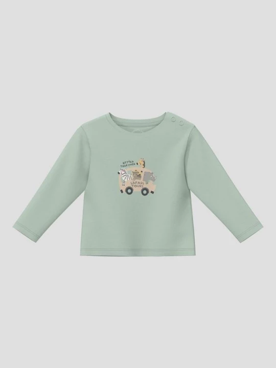 Foto van product Unisex T-shirt met opdruk s.Oliver groen