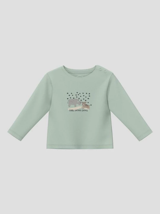 Foto van product Unisex T-shirt met opdruk s.Oliver groen