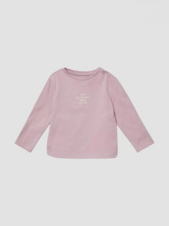 Foto van product Unisex T-shirt met opschrift s.Oliver roze