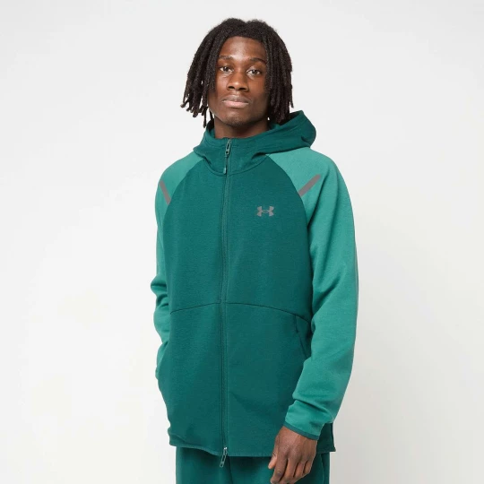 Foto van product Unstoppable Fleece Full-Zip Hoodie Under Armour groen