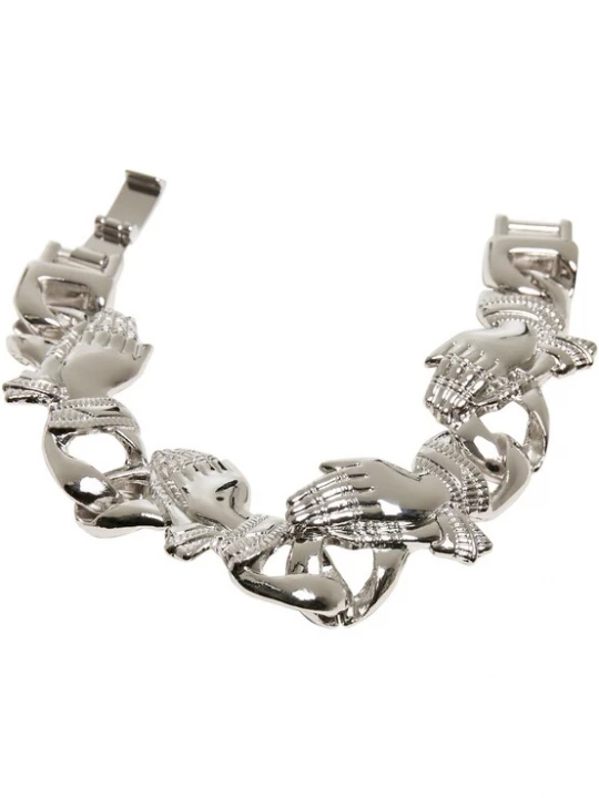 Foto van product Urban Classics Armband 'Pray' zilver