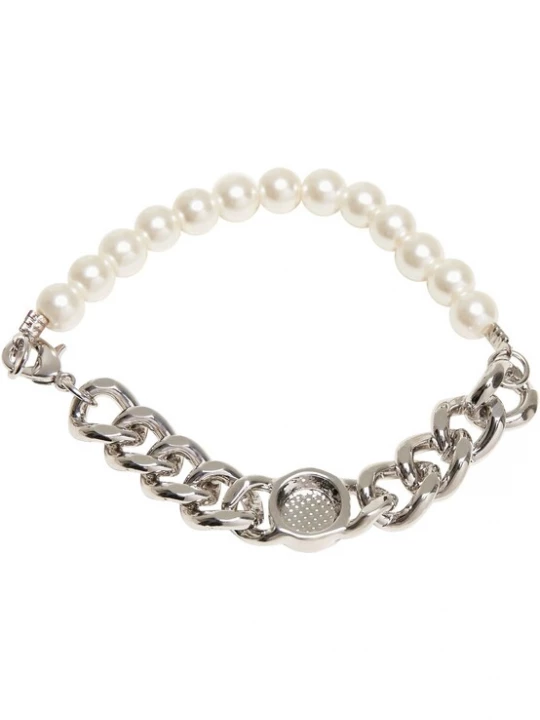 Foto van product Urban Classics Armband zilver / parelwit