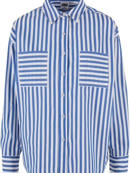 Foto van product Urban Classics Blouse azuur / wit