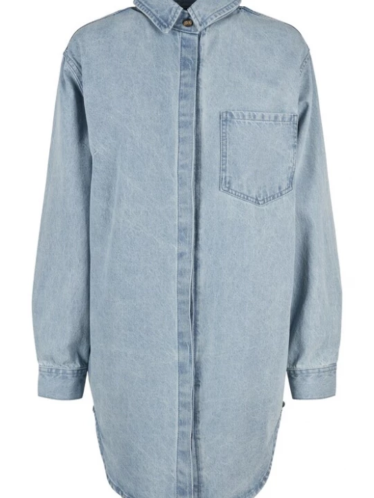 Foto van product Urban Classics Blouse blauw denim