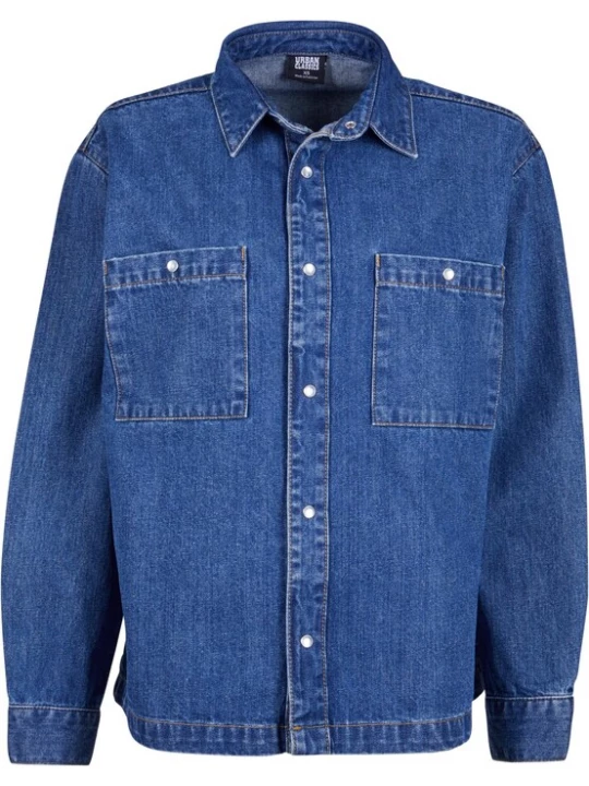 Foto van product Urban Classics Blouse blauw denim