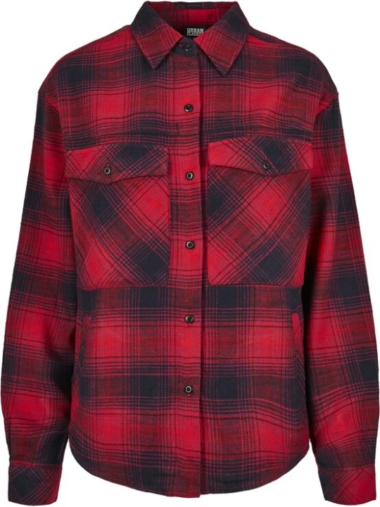 Foto van product Urban Classics Blouse nachtblauw / rood