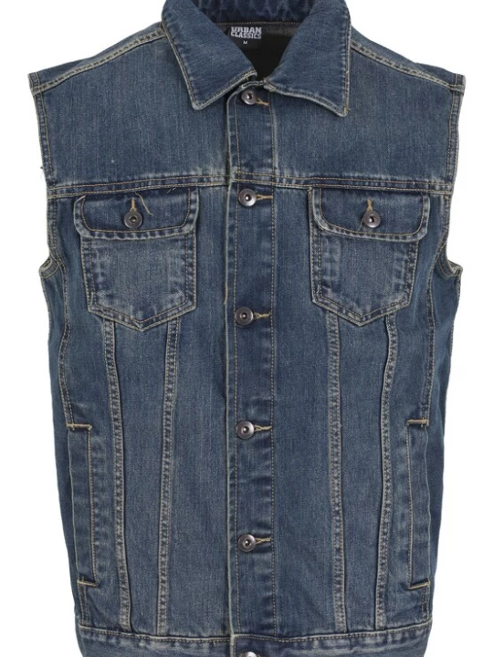 Foto van product Urban Classics Bodywarmer blauw denim