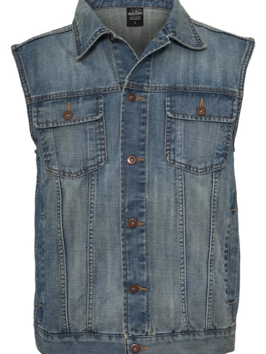 Foto van product Urban Classics Bodywarmer blauw denim