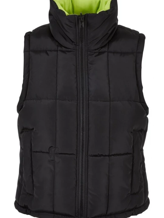 Foto van product Urban Classics Bodywarmer 'Reversible' groen / zwart