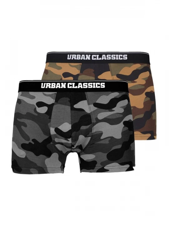 Foto van product Urban Classics Boxershorts sand / bruin / grijs / kaki / zwart