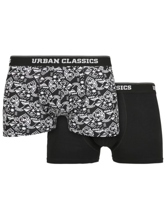 Foto van product Urban Classics Boxershorts zwart / wit