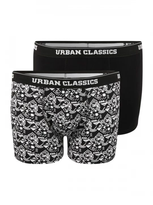 Foto van product Urban Classics Boxershorts zwart / wit