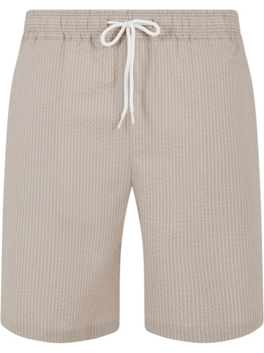Foto van product Urban Classics Broek 'Seersucker' grijs / greige