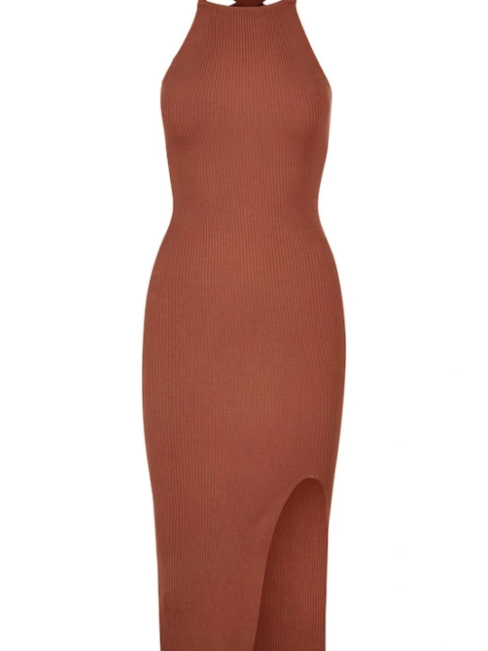 Foto van product Urban Classics Gebreide jurk roestrood