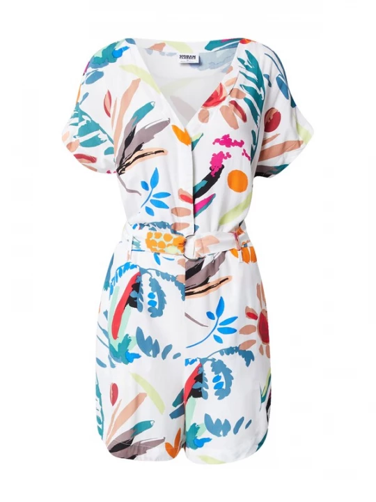 Foto van product Urban Classics Jumpsuit gemengde kleuren / wit