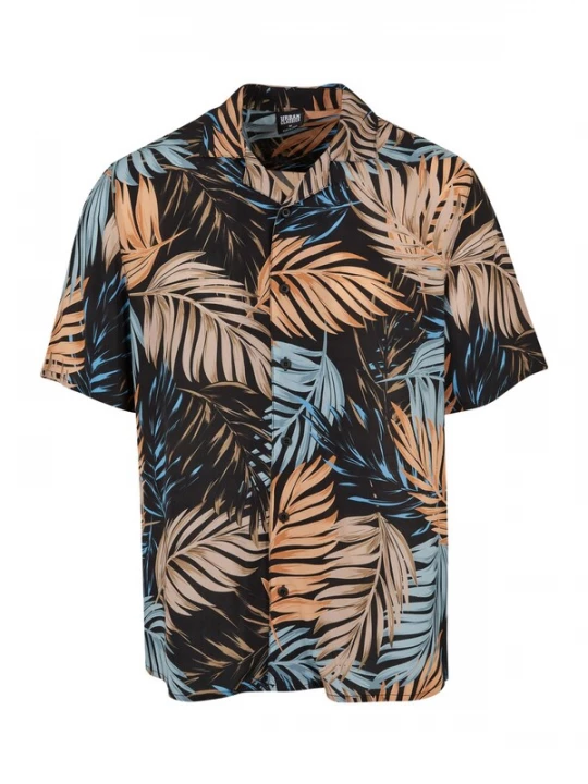 Foto van product Urban Classics Overhemd beige / camel / smoky blue / zwart