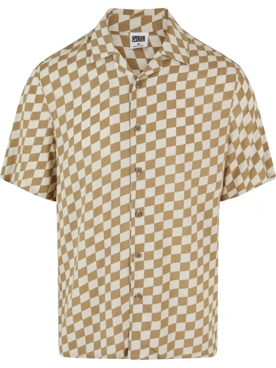 Foto van product Urban Classics Overhemd beige / wit
