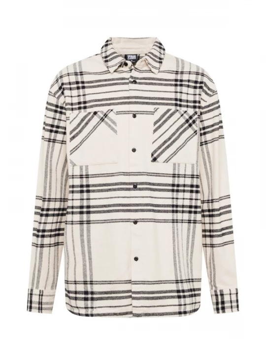 Foto van product Urban Classics Overhemd beige / zwart