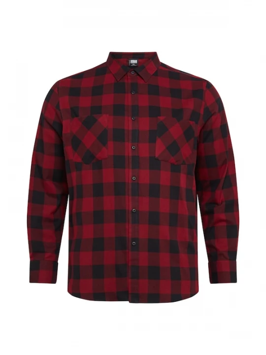 Foto van product Urban Classics Overhemd bourgogne / zwart