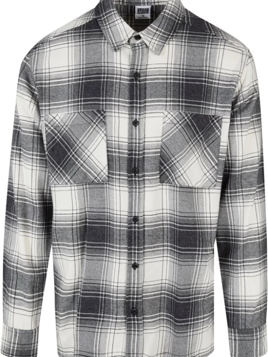Foto van product Urban Classics Overhemd crème / zwart