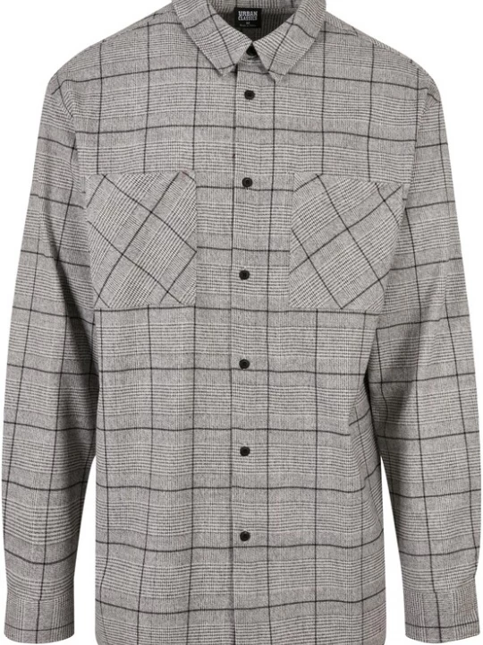 Foto van product Urban Classics Overhemd grijs / zwart