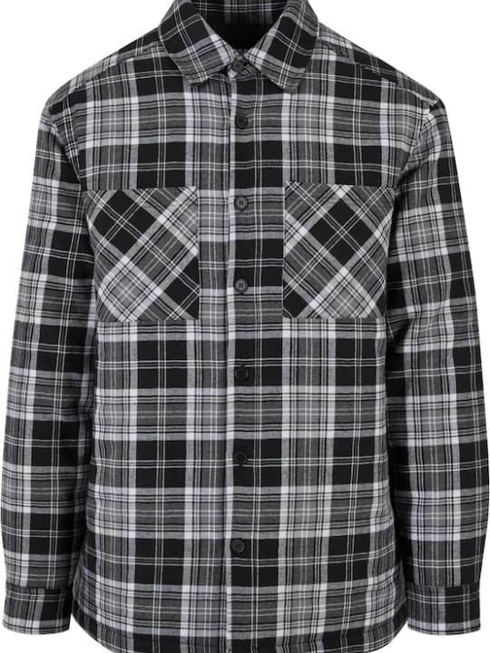 Foto van product Urban Classics Overhemd grijs / zwart / wit