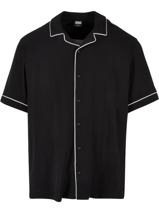 Foto van product Urban Classics Overhemd zwart / wit