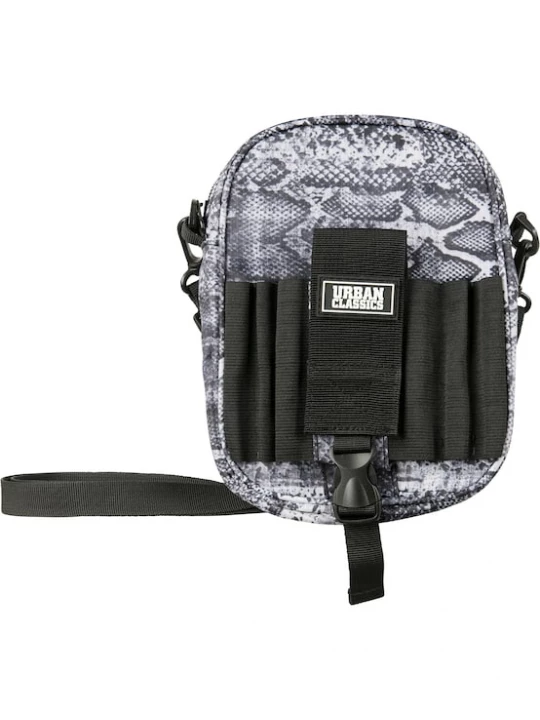 Foto van product Urban Classics Schoudertas donkergrijs / wit