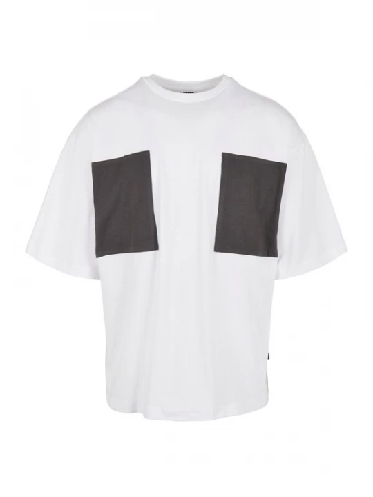 Foto van product Urban Classics Shirt antraciet / wit