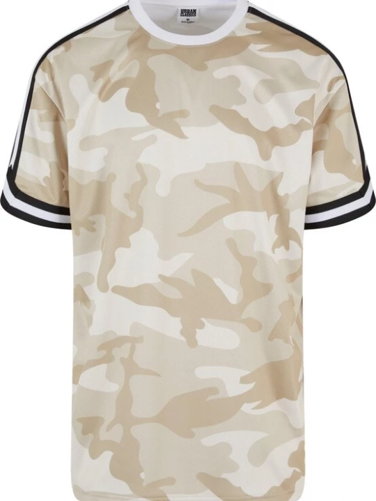 Foto van product Urban Classics Shirt 'AOP' beige / sand / zwart / wit
