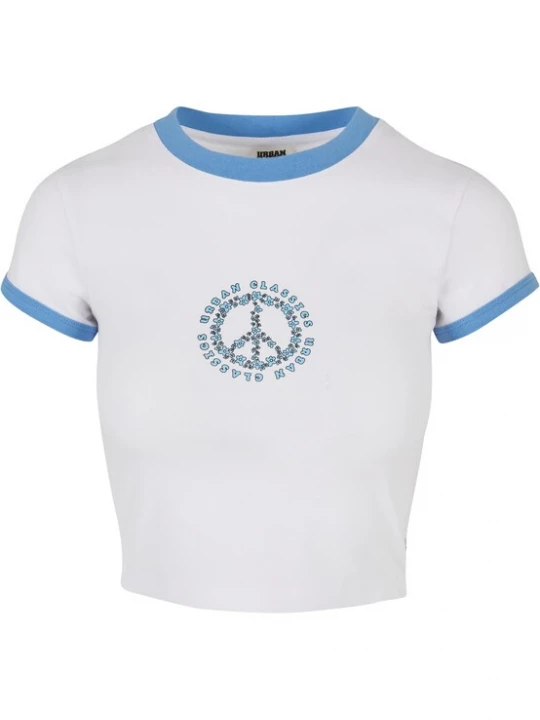 Foto van product Urban Classics Shirt azuur / wit